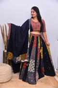 Cotton Ajrakh Chaniyacholi