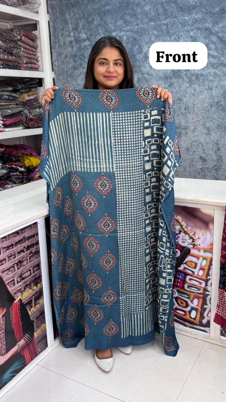 Modal Silk Designer Top/Kurta Fabric