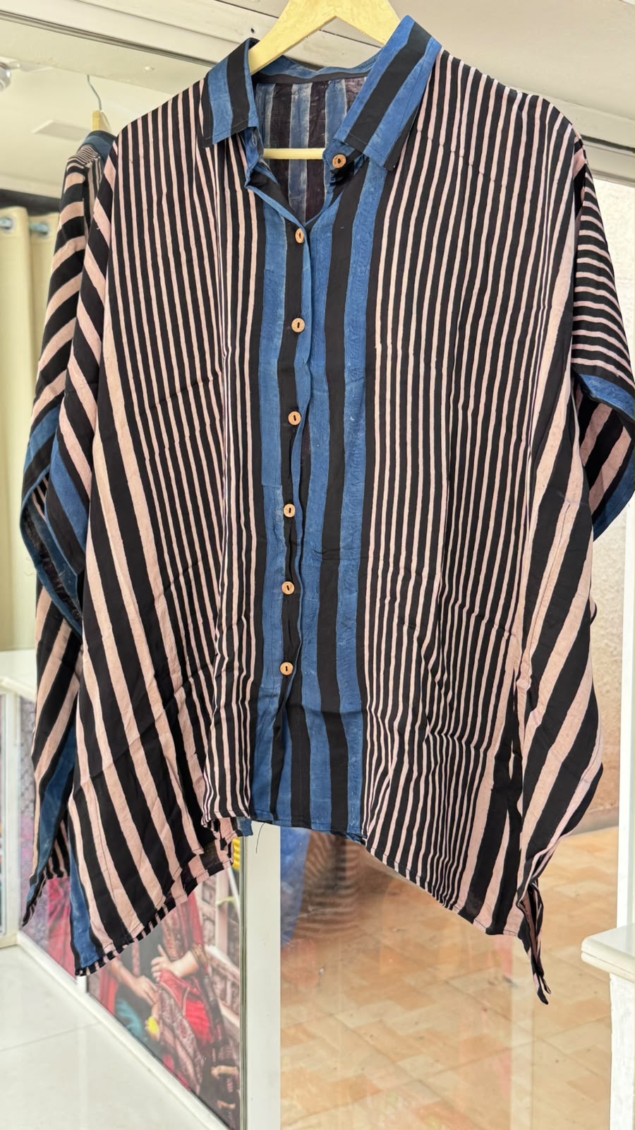 Modal Silk Kaftan Shirt