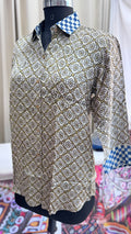 Modal Silk Antifit Ajrakh Shirts
