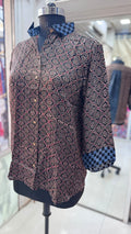 Modal Silk Antifit Ajrakh Shirts