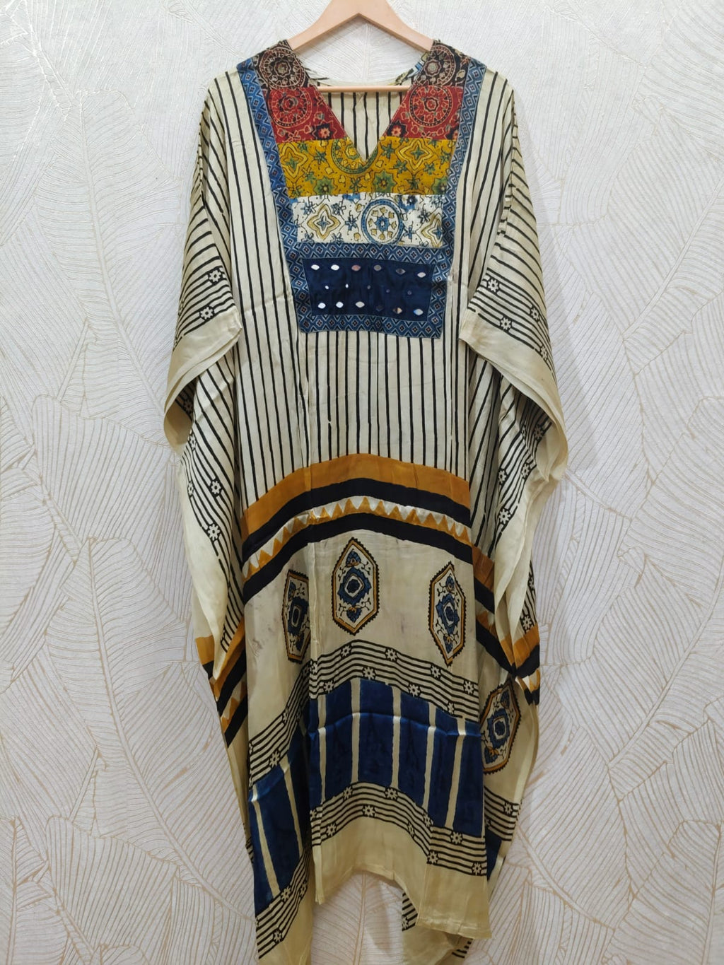 Pure Modal Silk V neck Kaftan