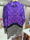 Bandhej×Ajrakh Kaftan Shirt