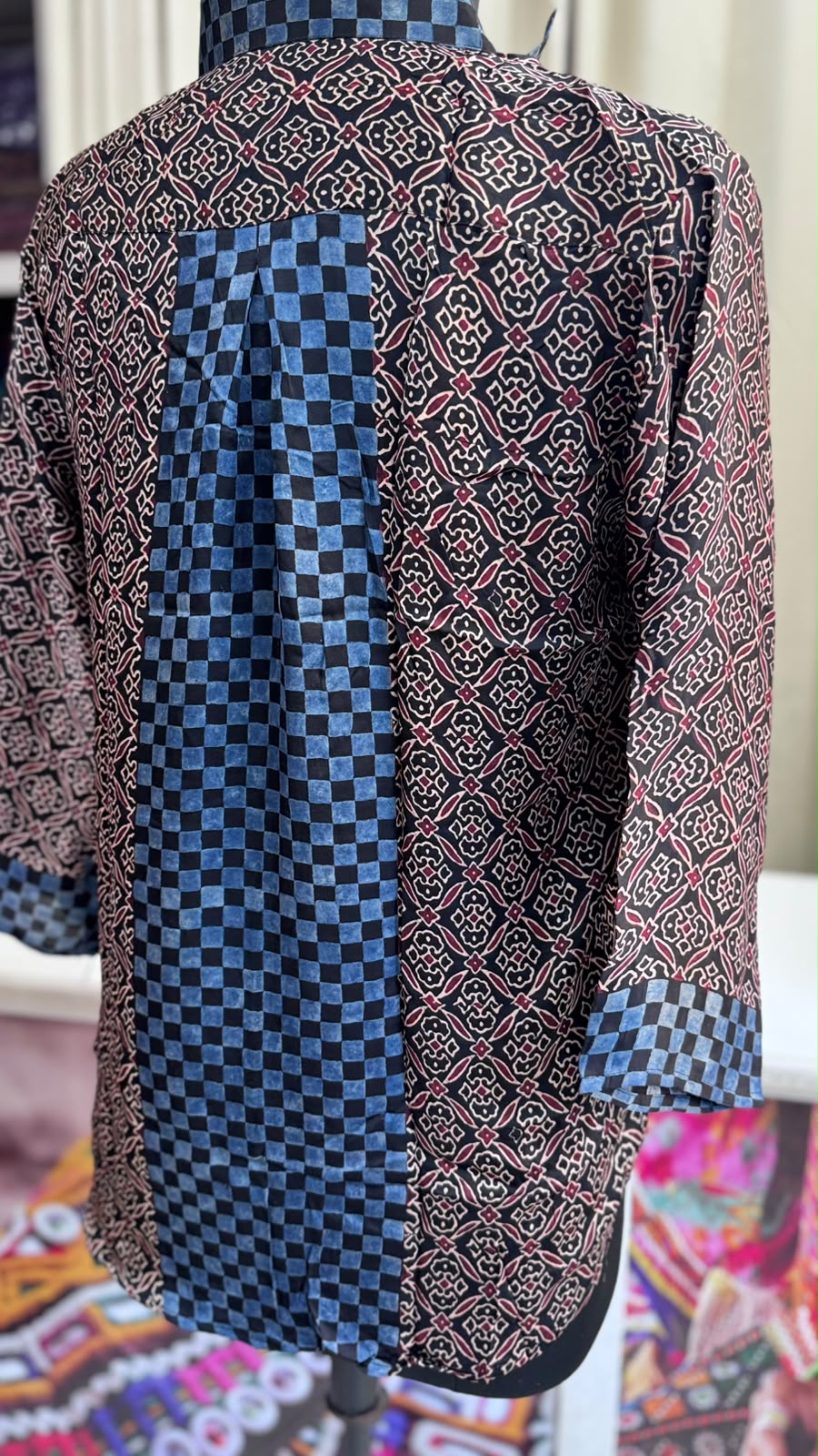 Modal Silk Antifit Ajrakh Shirts