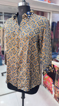Modal Silk Antifit Ajrakh Shirts
