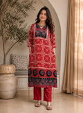 Modal Silk Designer Pocket Kurti