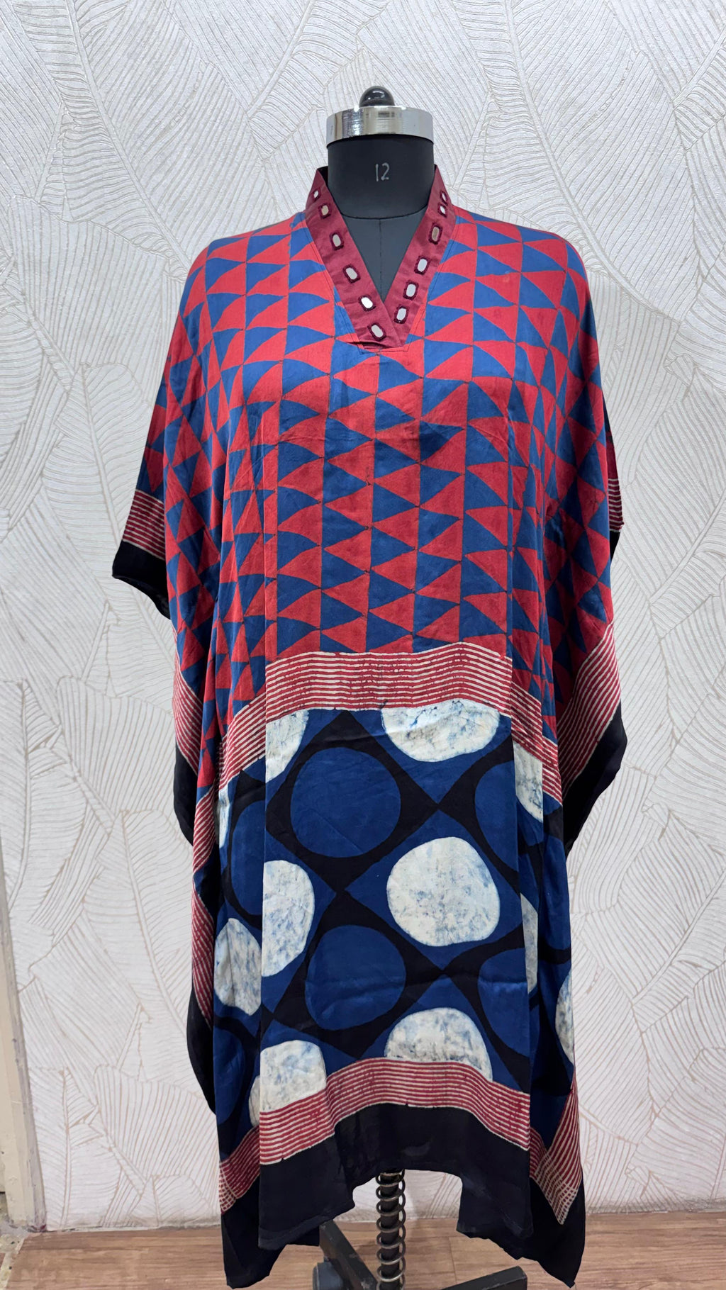 Modal Silk V-neck Kaftan