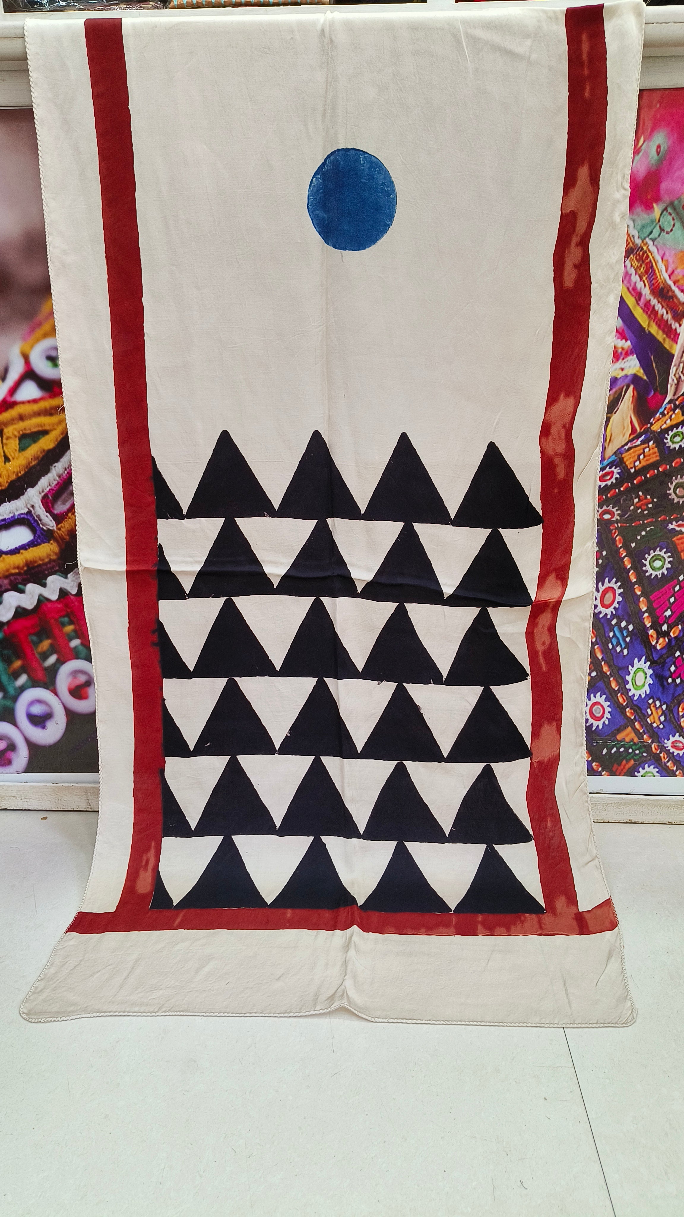 Kutch Poshak exclusive Pure Modal Silk Ajrakh Stole
