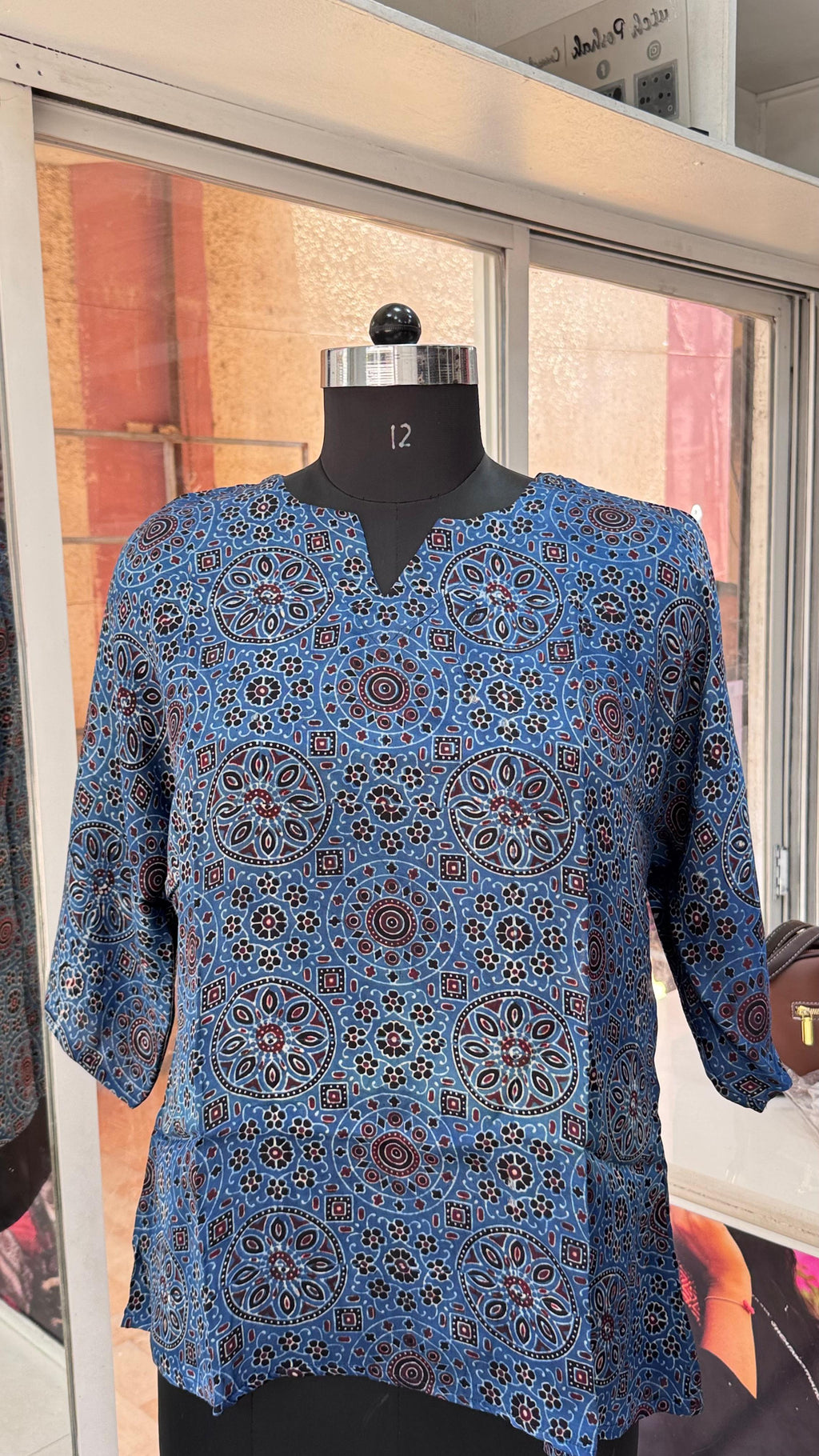 Pure modal silk oversized Tunic-Top by Kutch Poshak