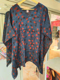 Modal Silk V- Neck Kaftan Top