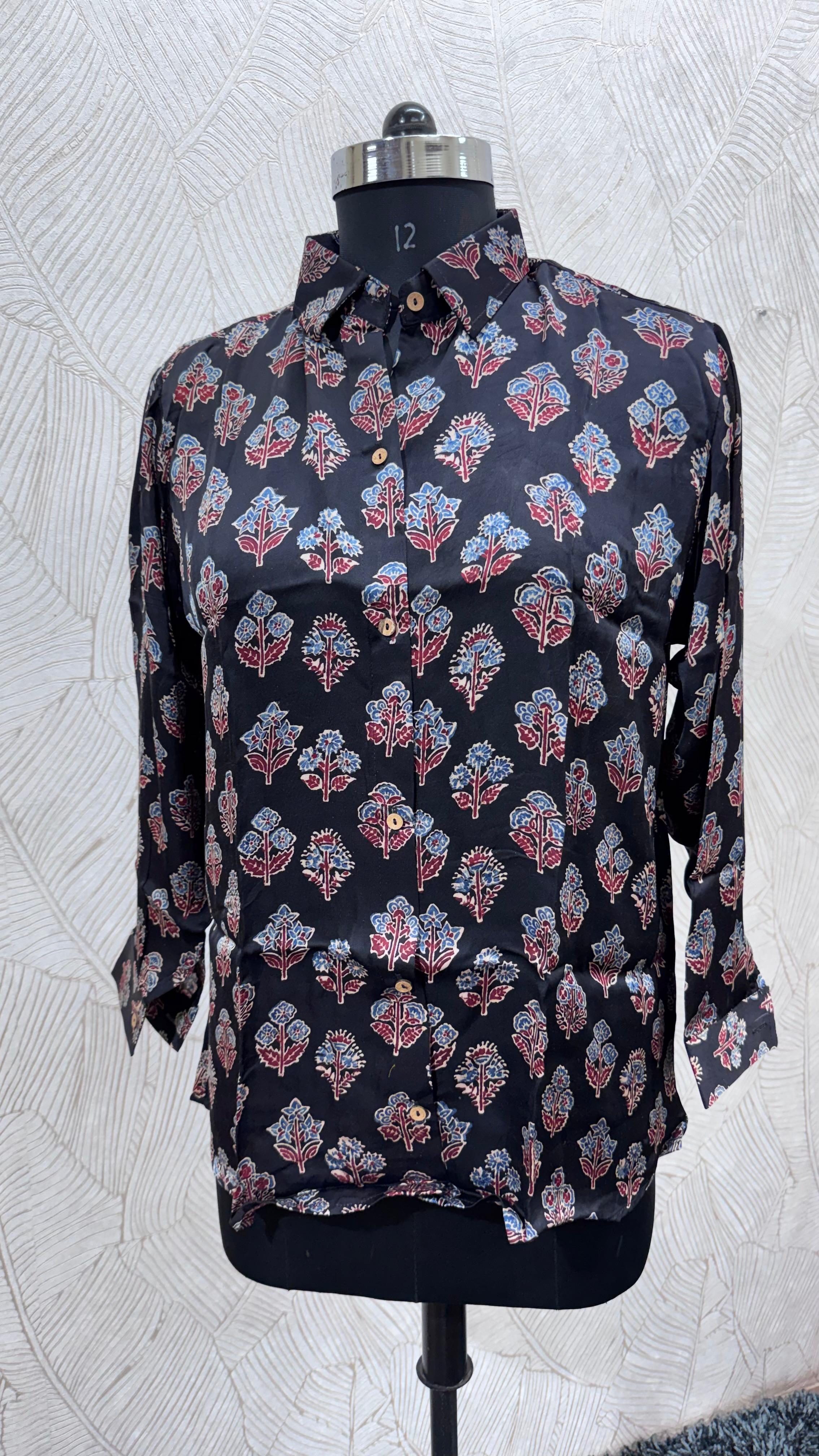 Pure Natural Ajrakh Full Sleeve Shirts