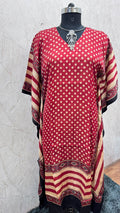 Pure Modal Silk V neck Kaftan