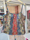 Ajrakh Corset Blouse