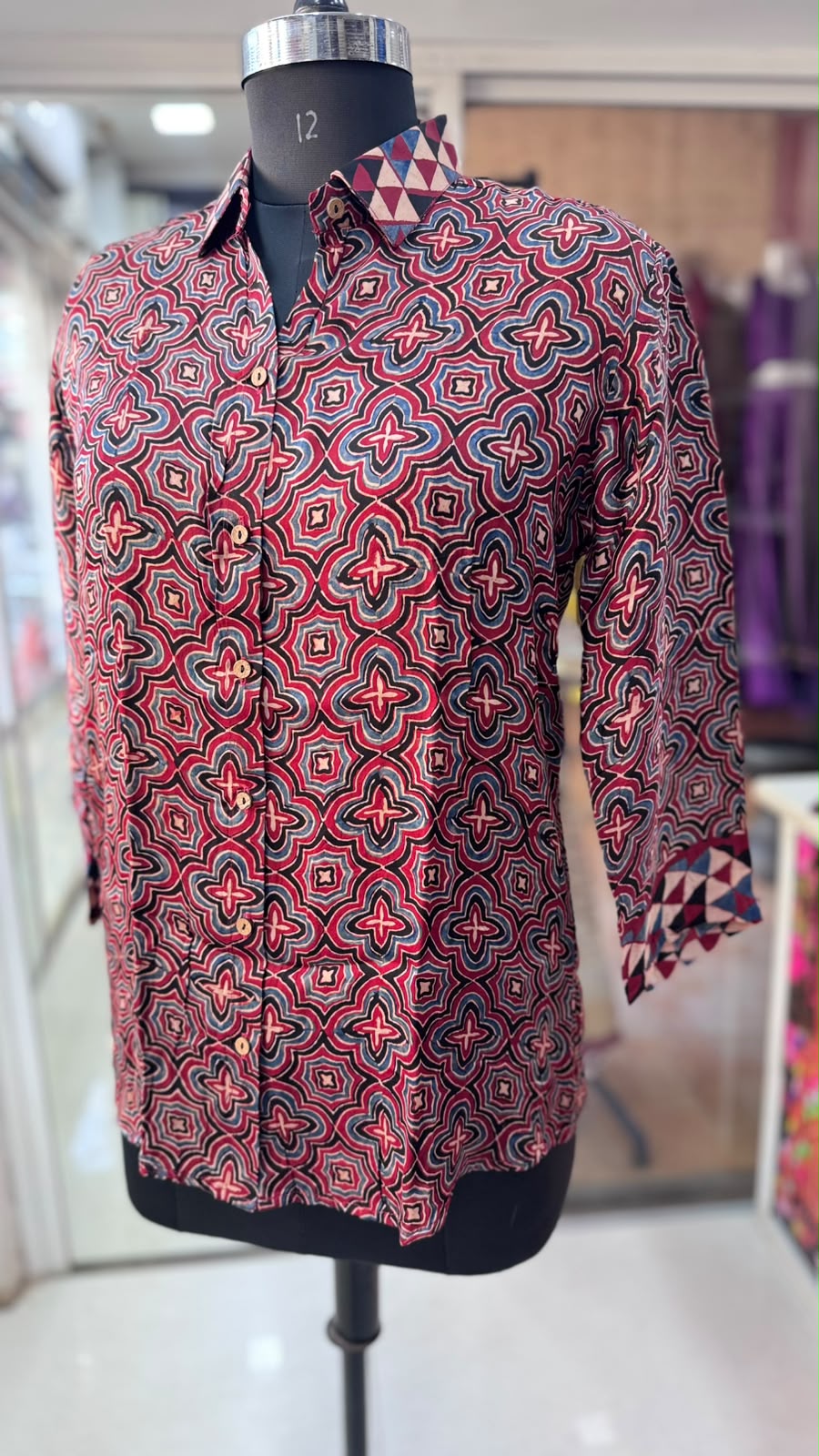 Modal Silk Antifit Ajrakh Shirts