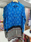 Bandhej×Ajrakh Kaftan Shirt