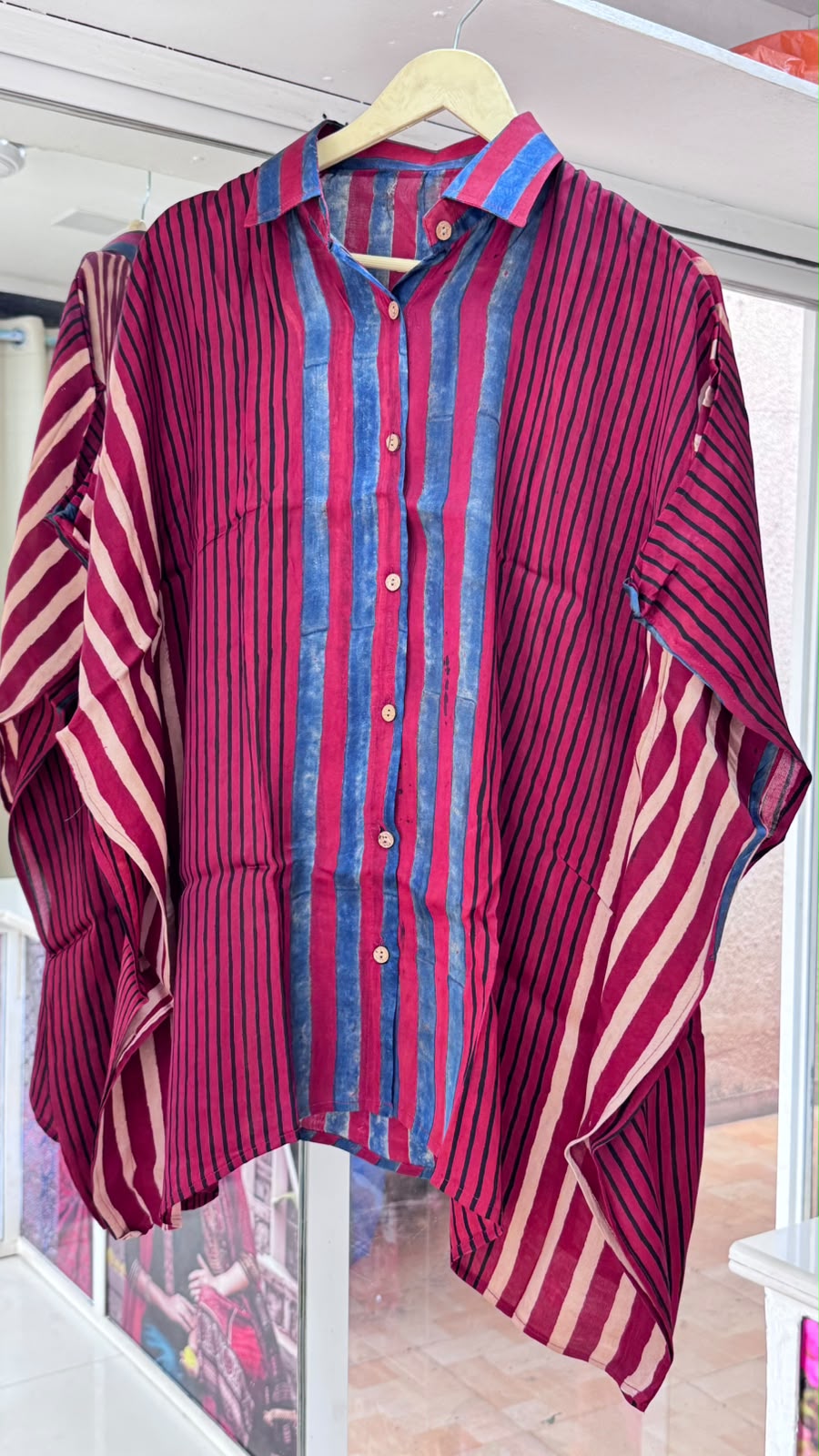 Modal Silk Kaftan Shirt