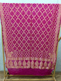 Pure Khadi Georgette Hand Bandhej Dupatta
