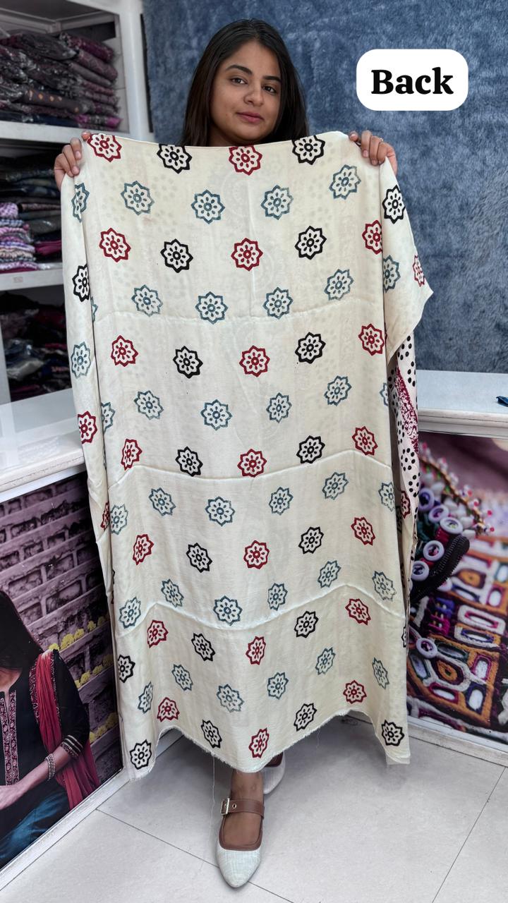 Modal Silk Designer Top/Kurta Fabric