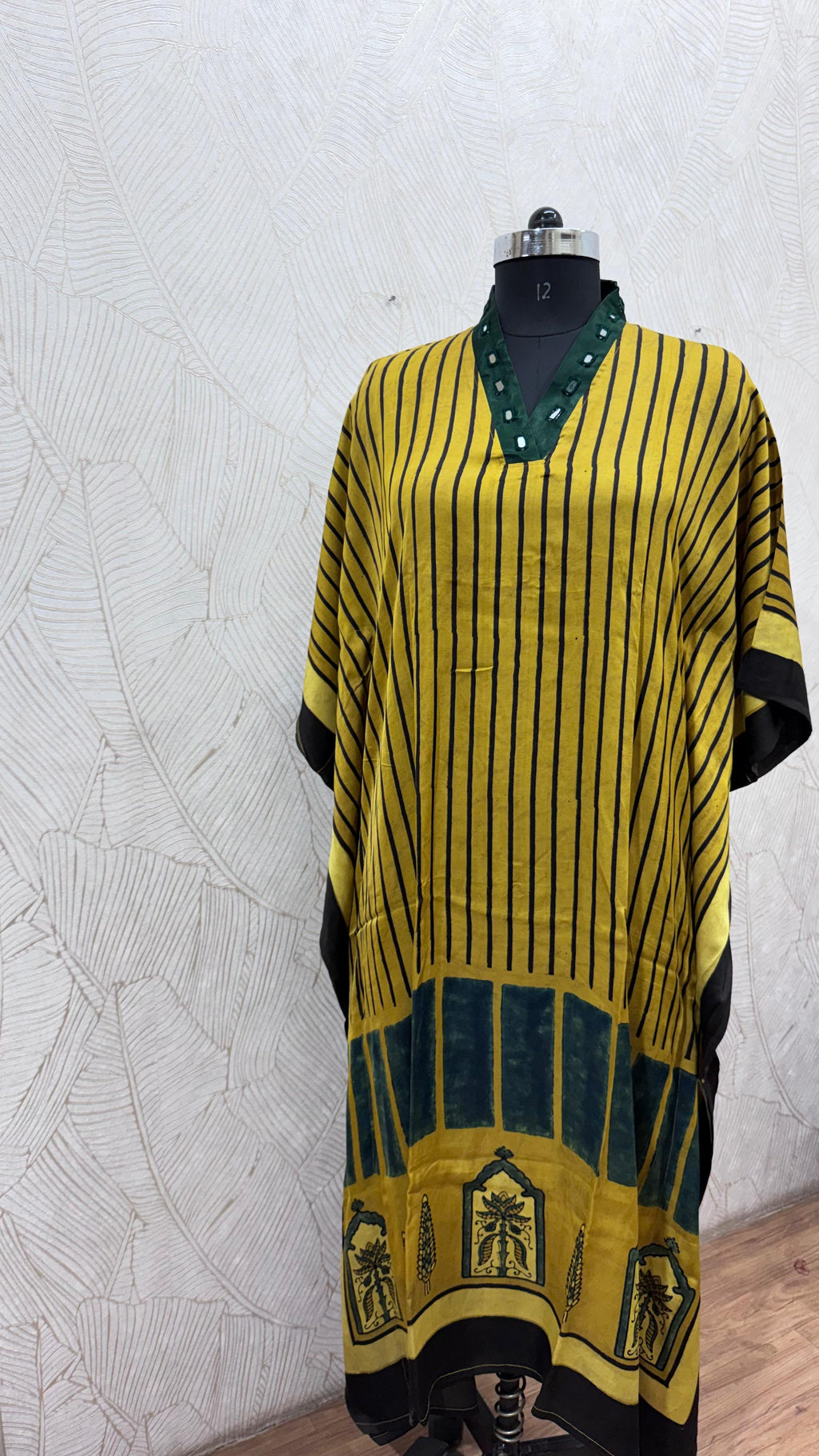 Modal Silk V-neck Kaftan