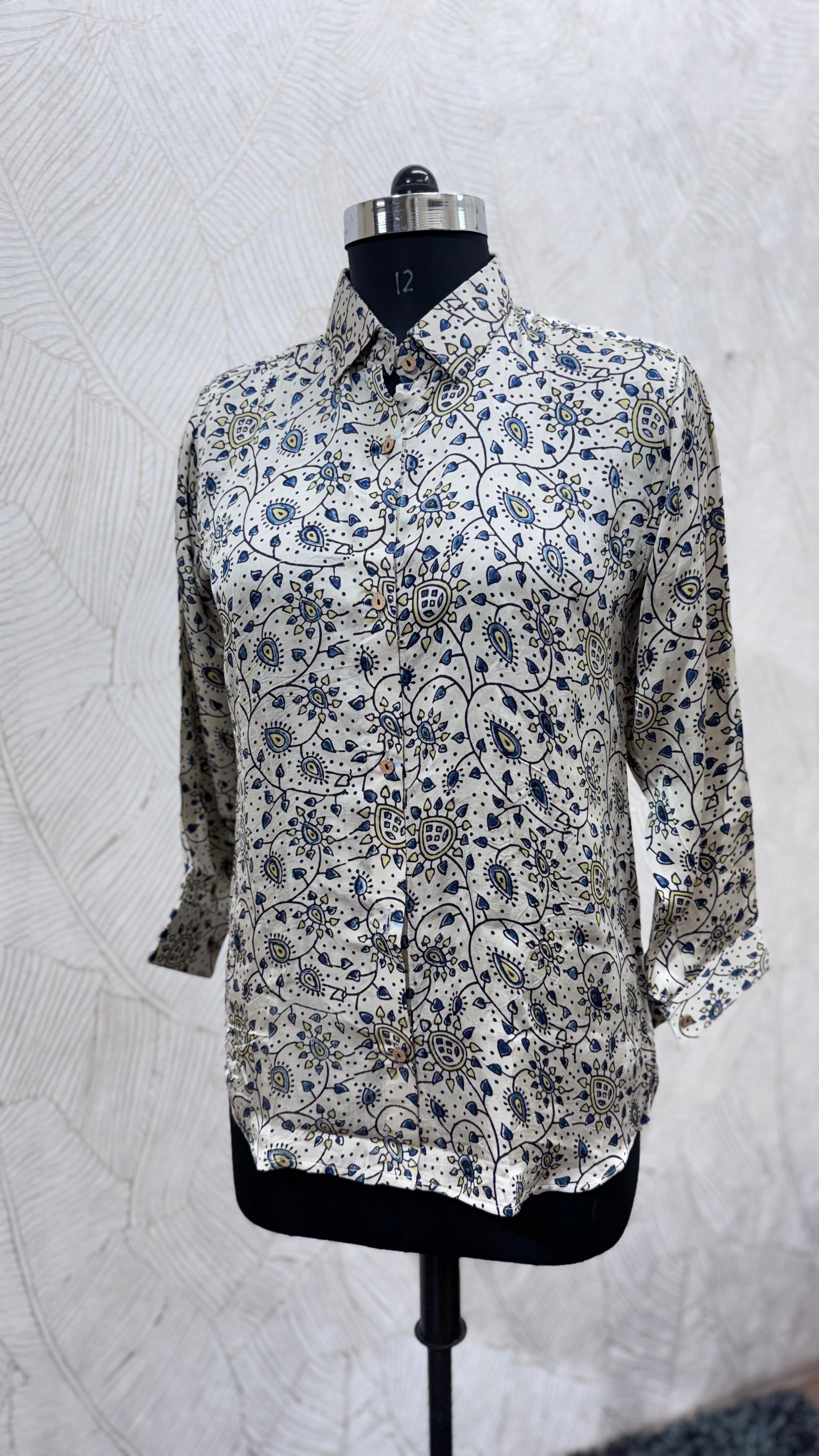 Pure Natural Ajrakh Full Sleeve Shirts