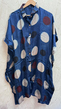 Modal Silk Knee Length Kaftan Shirt