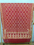 Pure Khadi Georgette Hand Bandhej Dupatta