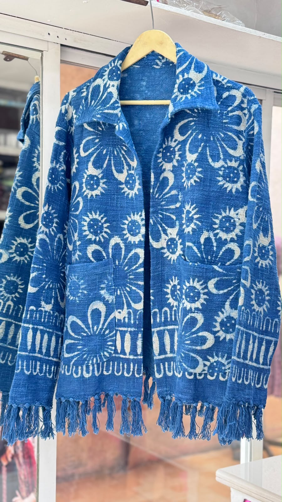 Jute Handblock Jacket/Blazer