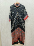 Bandhej×Ajrakh Long Shirt Kaftan