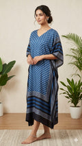 Pure Modal Silk V neck Kaftan