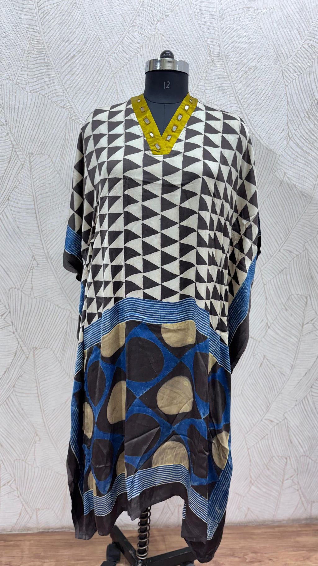 Modal Silk V-neck Kaftan