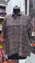 Dola Silk Kaftan Shirt by Kutch Poshak