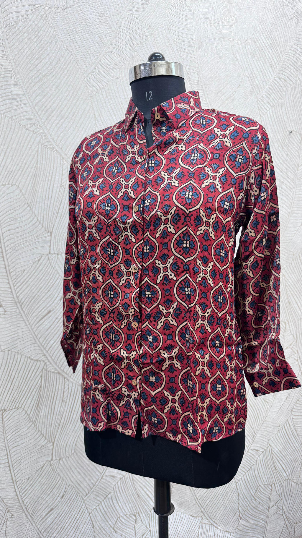 Pure Natural Ajrakh Full Sleeve Shirts