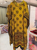 Pure Modal Silk V neck Kaftan