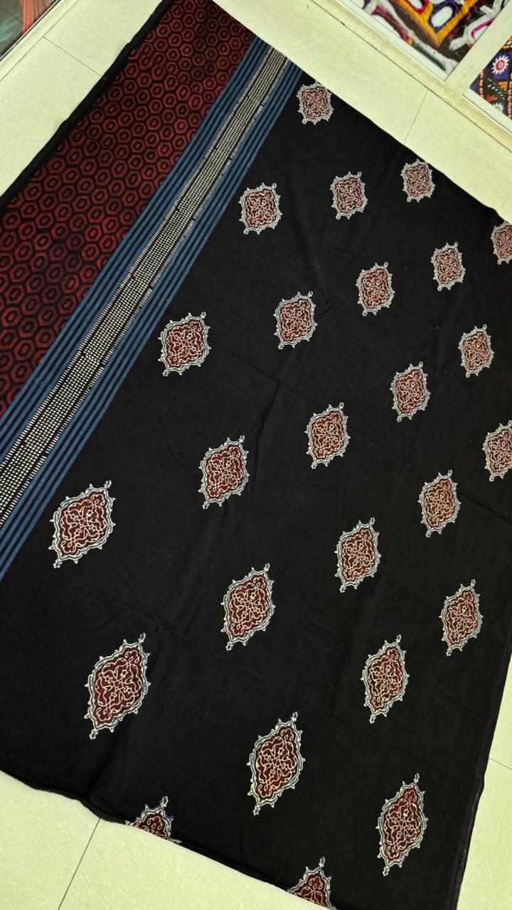Pure Cotton Unstitched Top Fabric