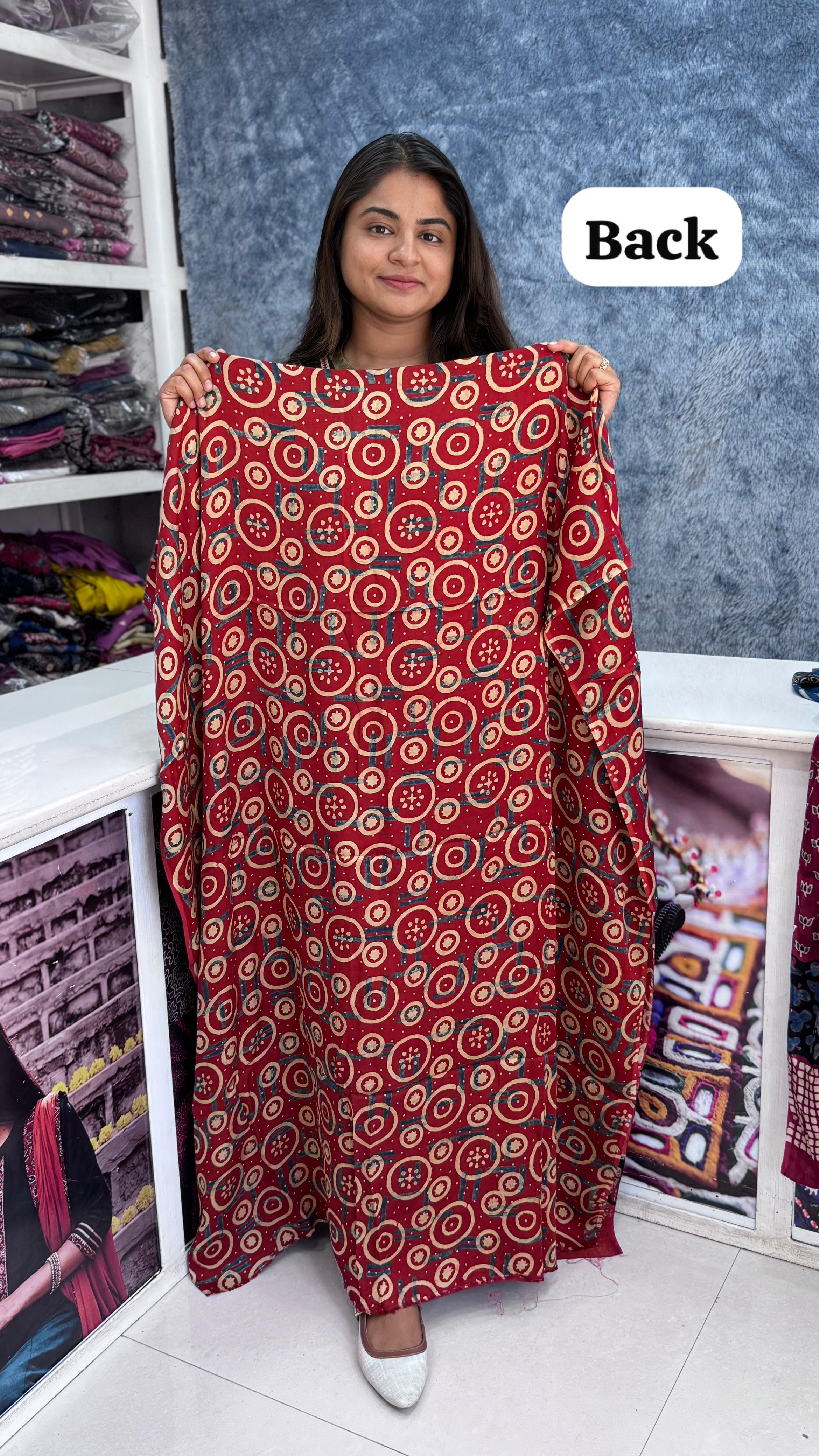 Modal Silk Designer Top/Kurta Fabric