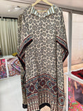 Pure Modal Silk V neck Kaftan