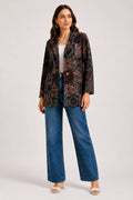 Beautiful Hakoba Ajrakh Blazer showcasing premium design - Kutch Poshak