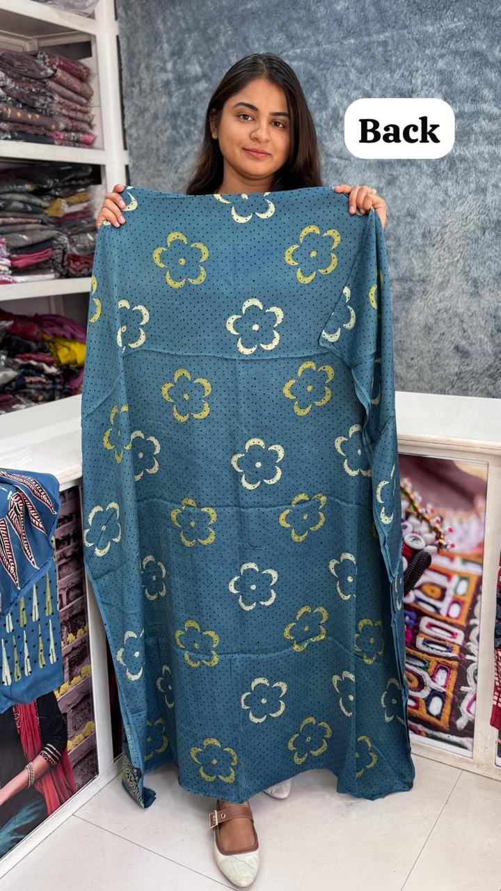 Modal Silk Designer Top/Kurta Fabric