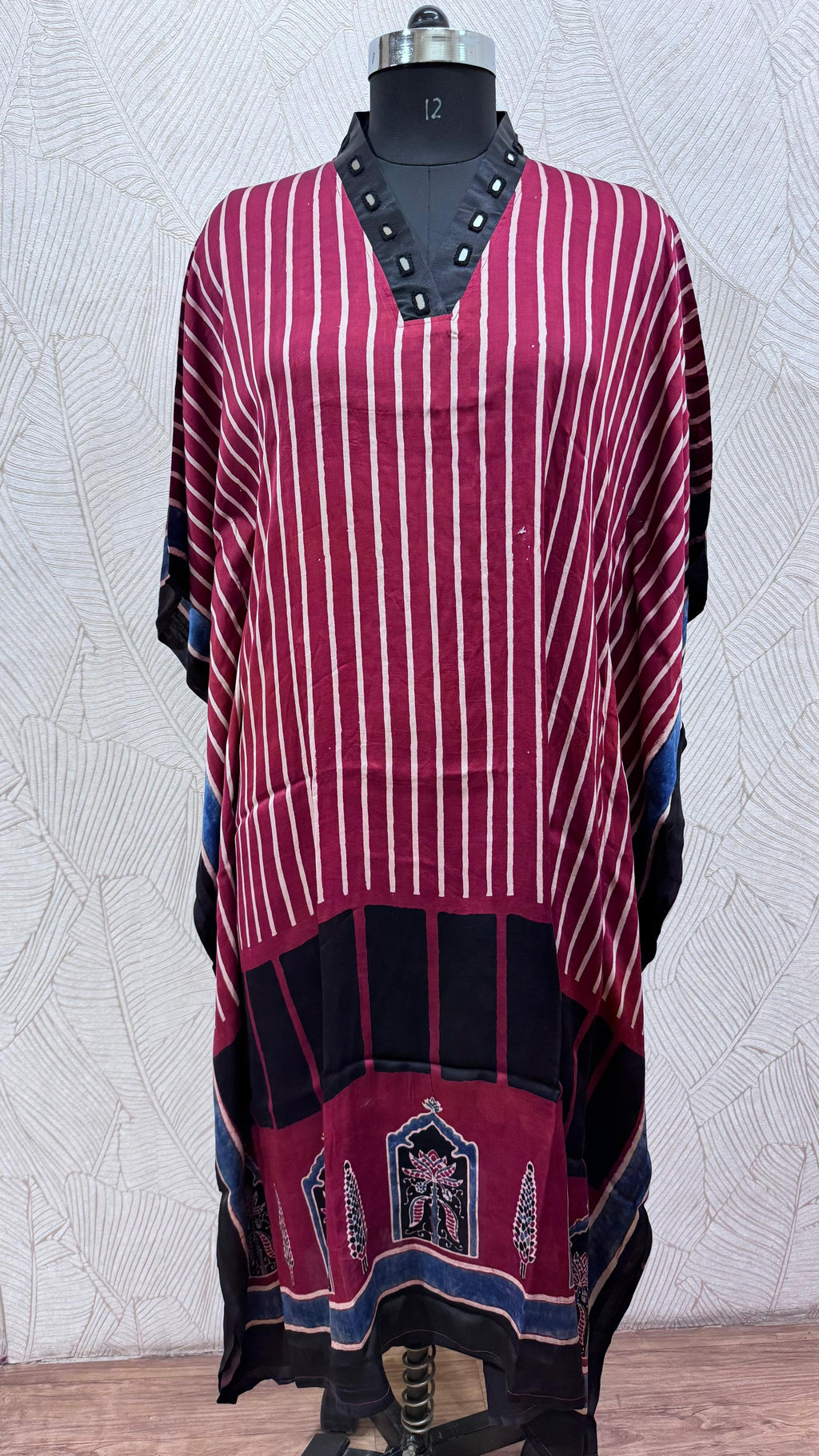 Modal Silk V-neck Kaftan