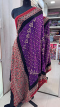 Beautiful Pure modal silk bandhej with ajrakh dupatta showcasing premium design - Kutch Poshak