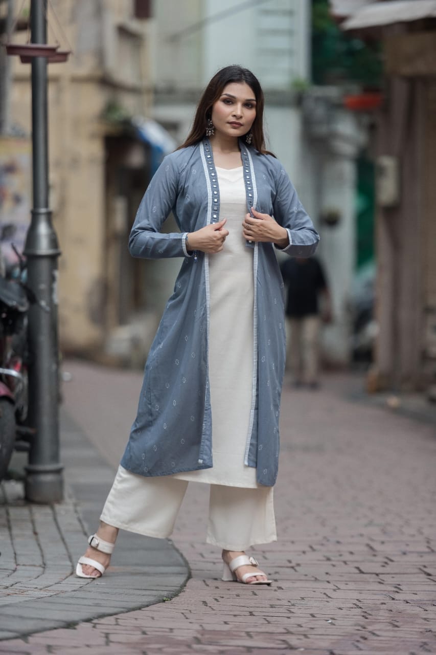 Jamdani Cotton 3pc Set