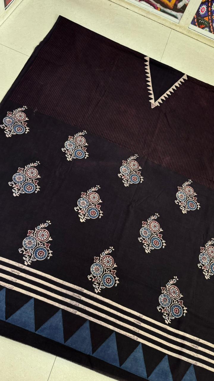 Pure Cotton Unstitched Top Fabric