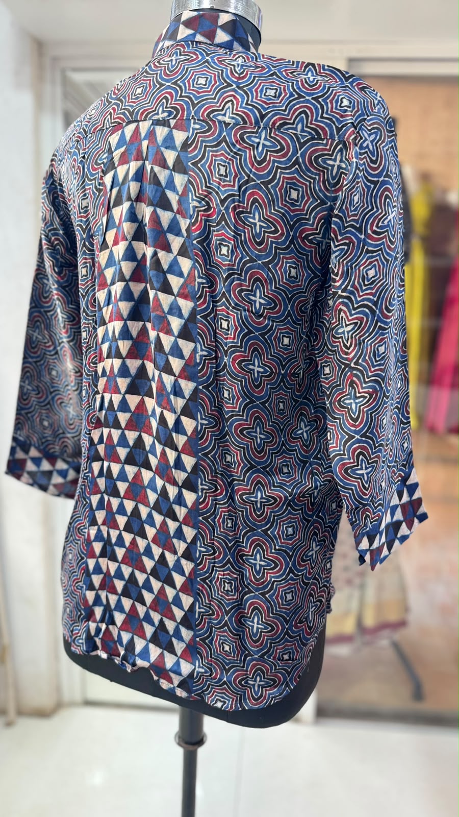 Modal Silk Antifit Ajrakh Shirts
