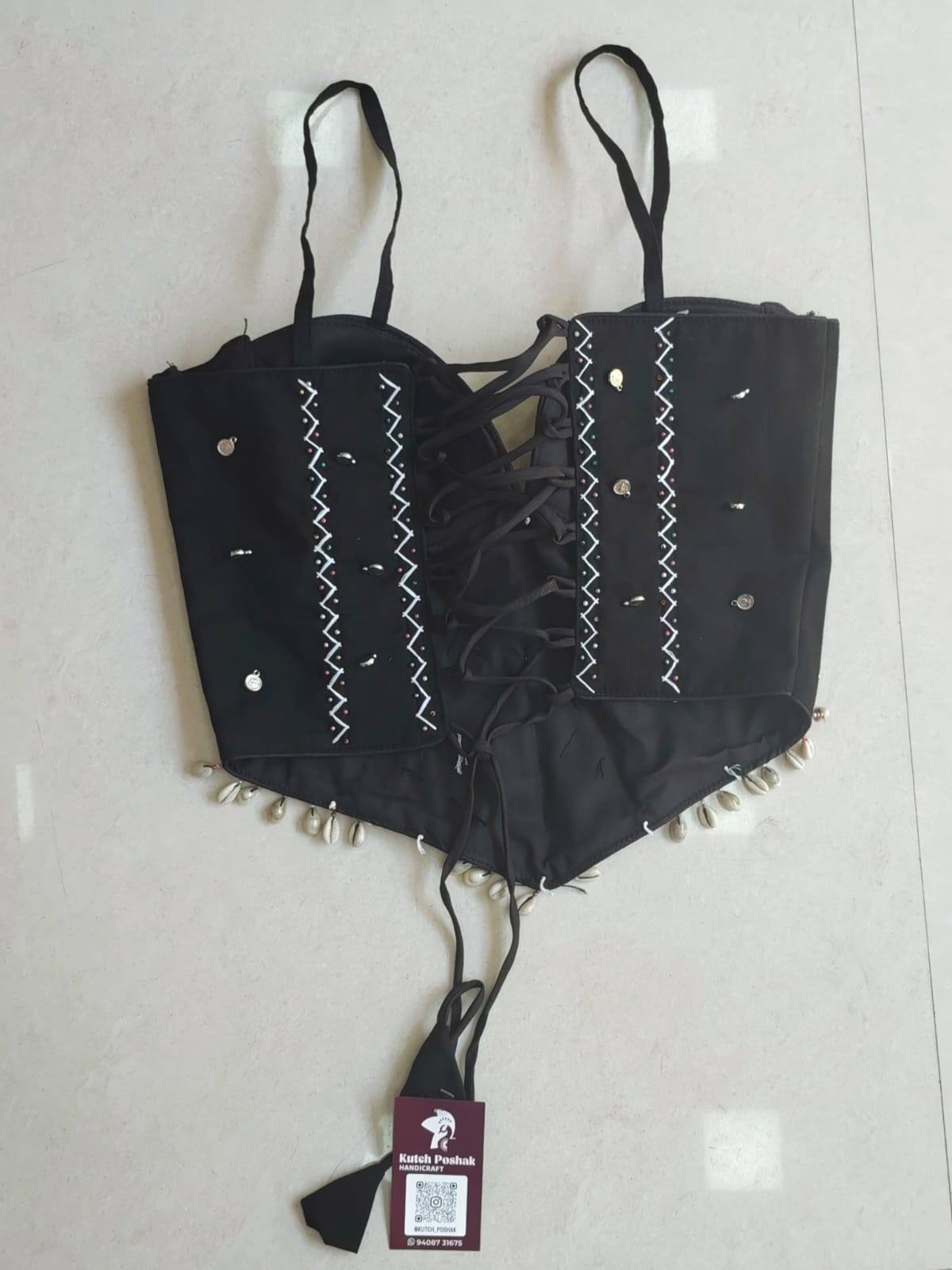 Ajrakh Speghetti Blouse