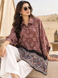 Bandhej×Ajrakh Kaftan Shirt
