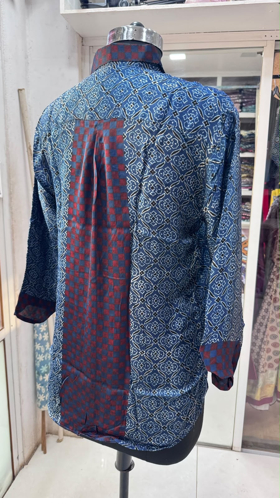 Modal Silk Antifit Ajrakh Shirts