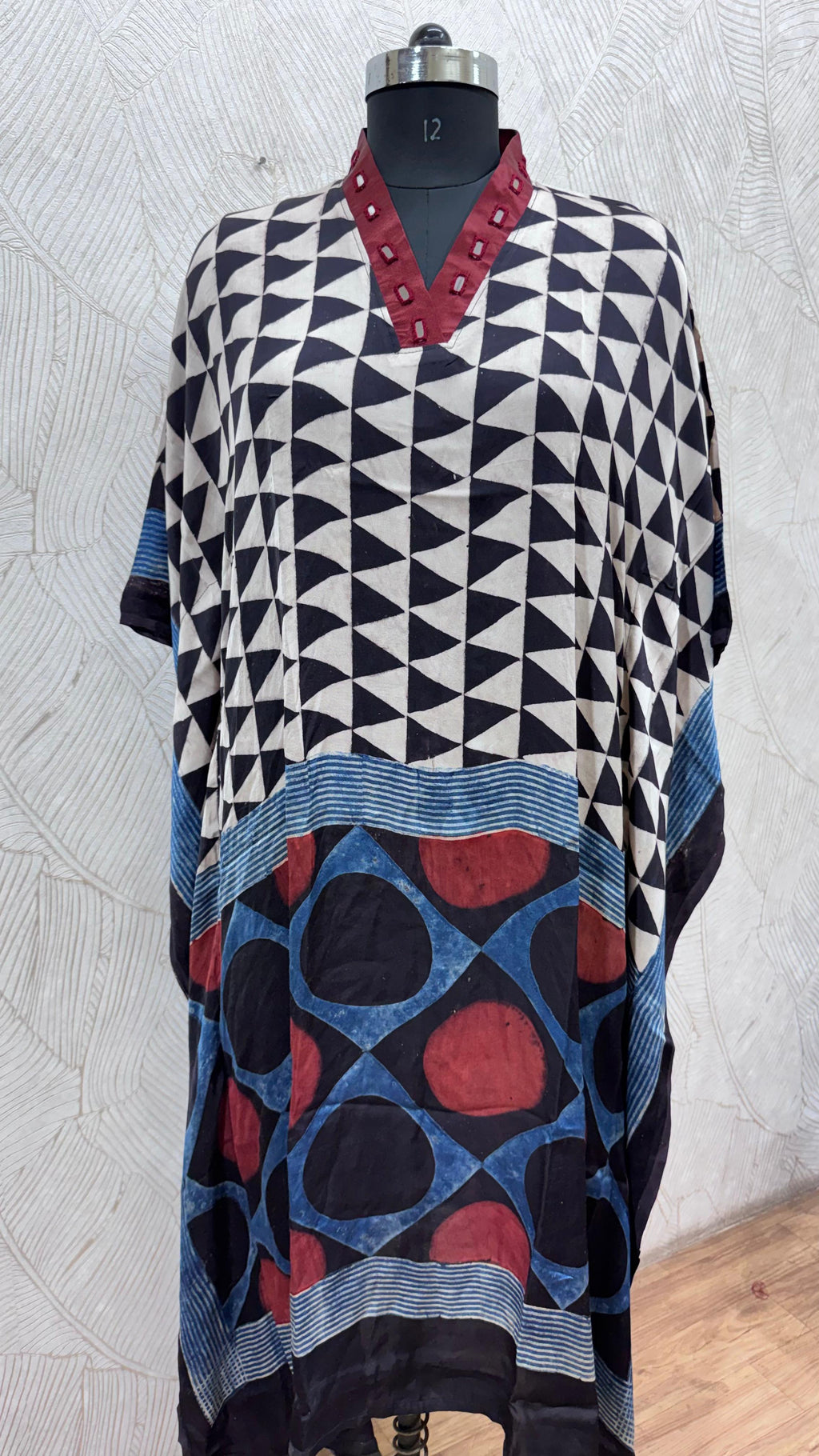 Modal Silk V-neck Kaftan