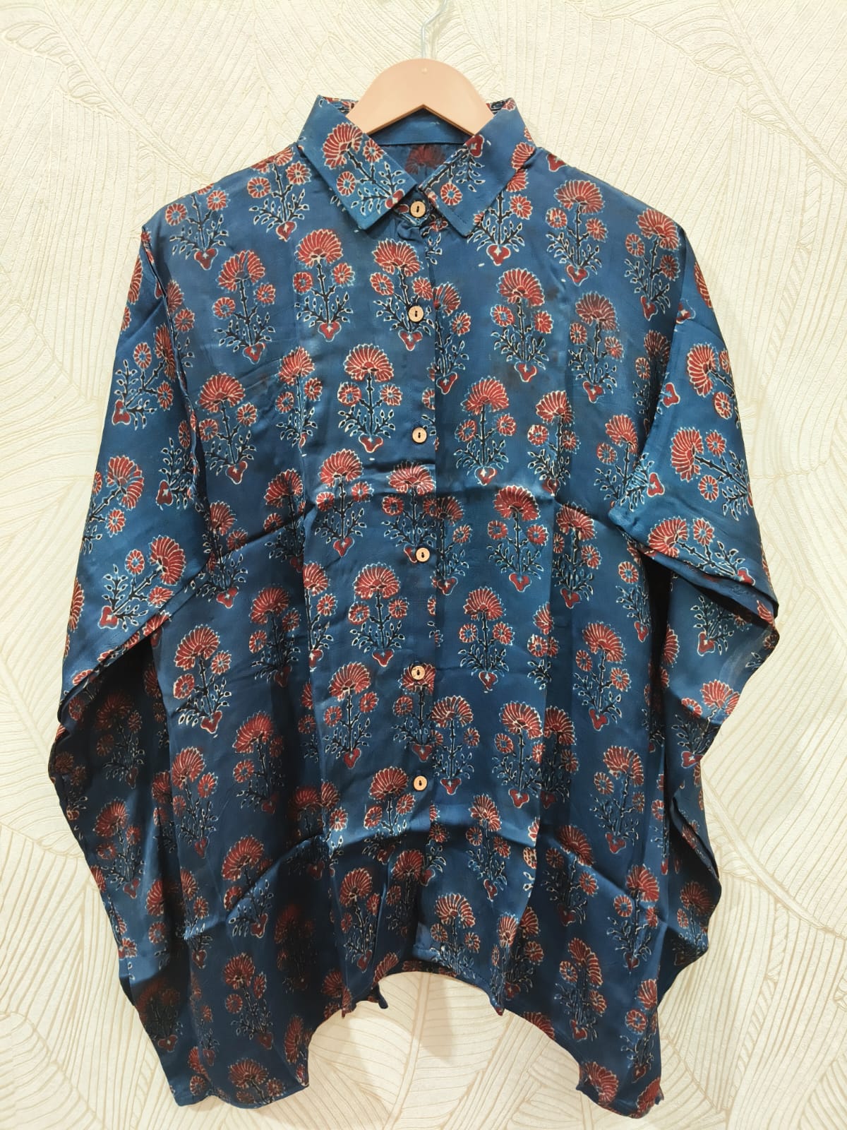 Modal Silk Kaftan Shirt