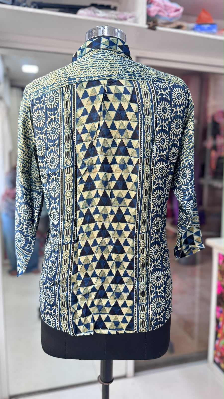 Modal Silk Antifit Ajrakh Shirts