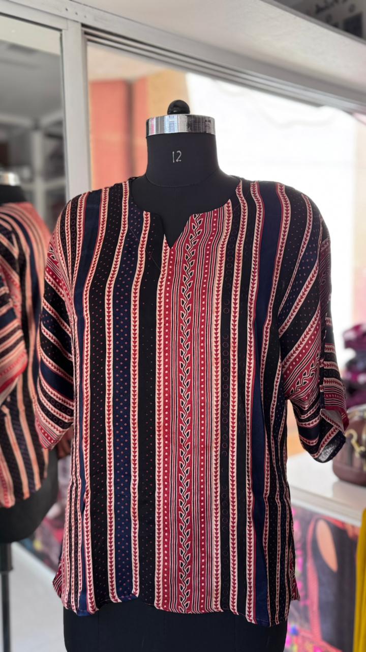 Pure modal silk oversized Tunic-Top by Kutch Poshak